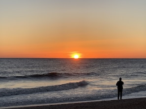 Guests can enjoy breathtaking ocean views from the shore.