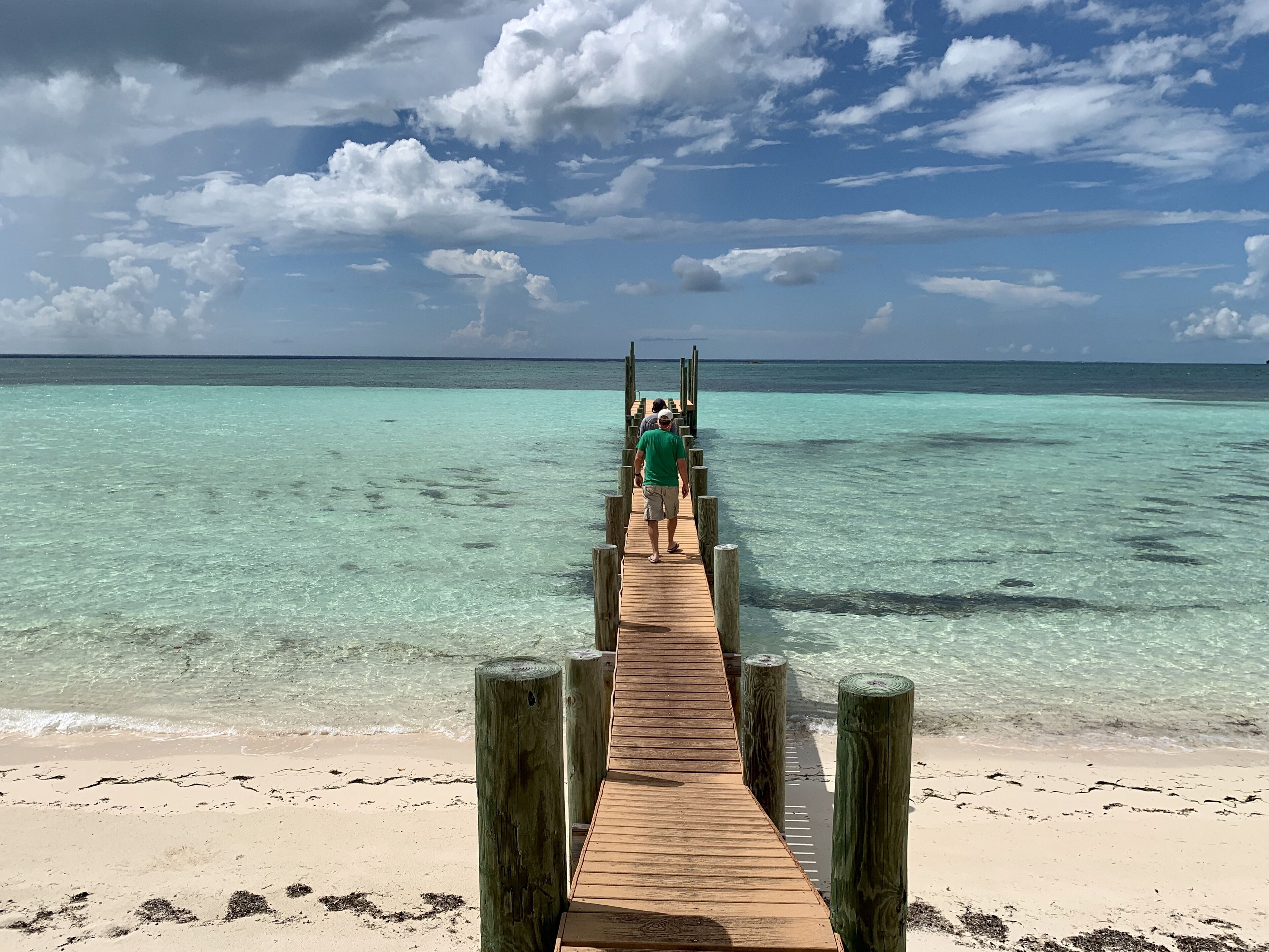On the beach, sun-loungers, beach towels
