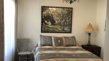 1 室のベッドルーム、アイロン / アイロン台、WiFi (無料)、ベッドシーツ