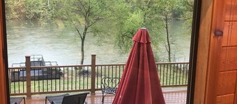 Secluded and remote cabin on the White River