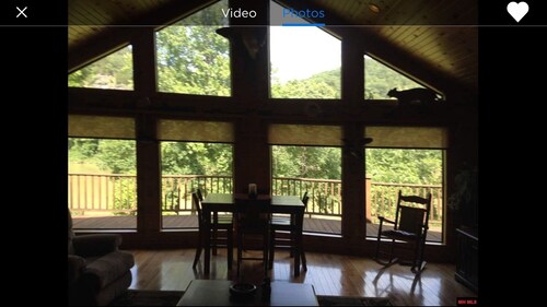 Secluded and remote cabin on the White River