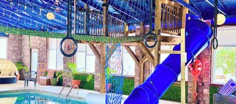 屋内プール！ 豪華な眺め！ ホットタブ、消防署、消防ピット！  チャット TN 21マイル