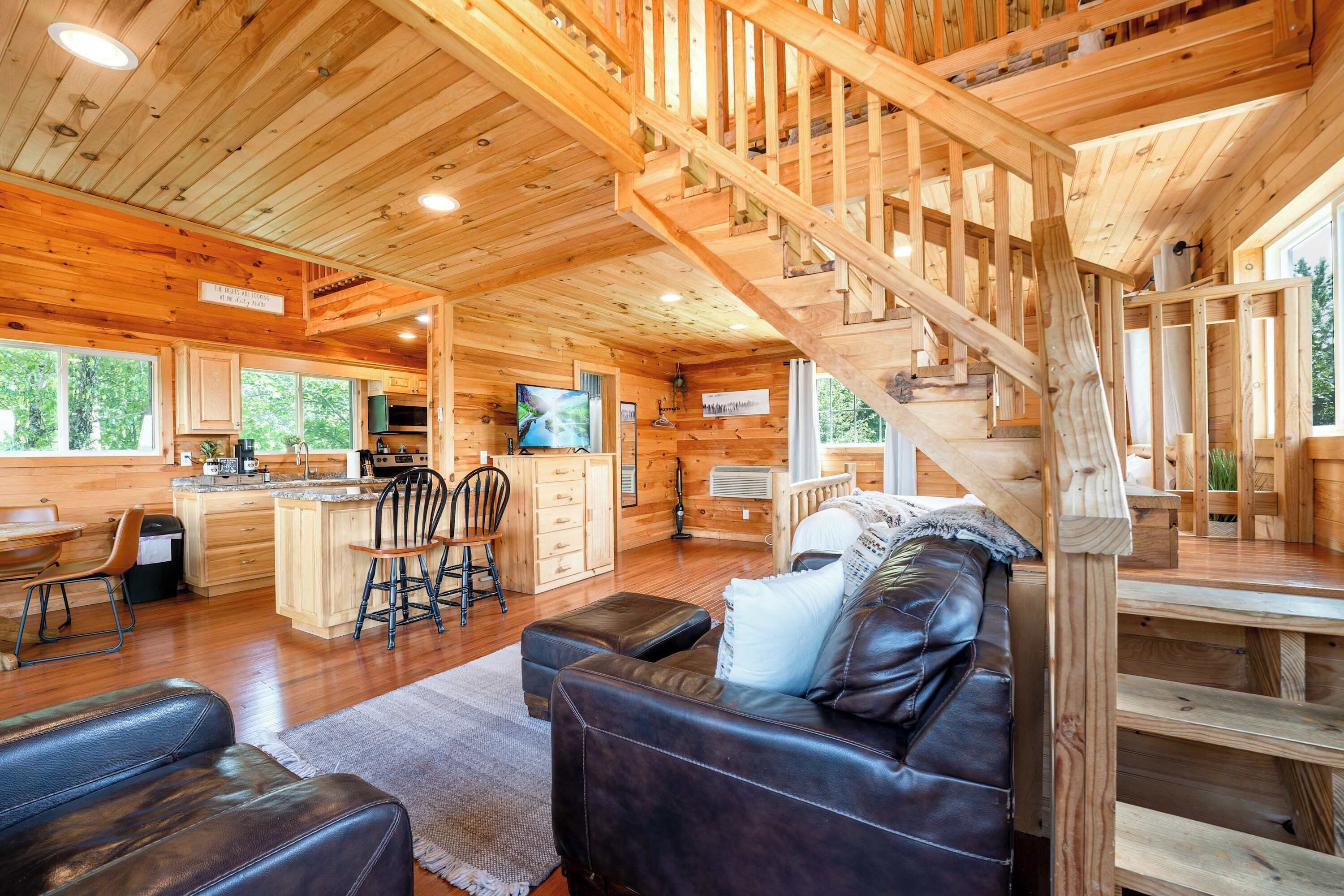 Televisión y chimenea 