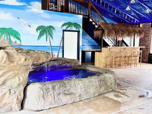 Indoor pool - Cloud 9 Cabin with an indoor pool, hot tub, & fire pit! (Bryant)