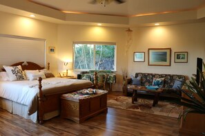 1 chambre, bureau, fer et planche Ă repasser, lit parapluie