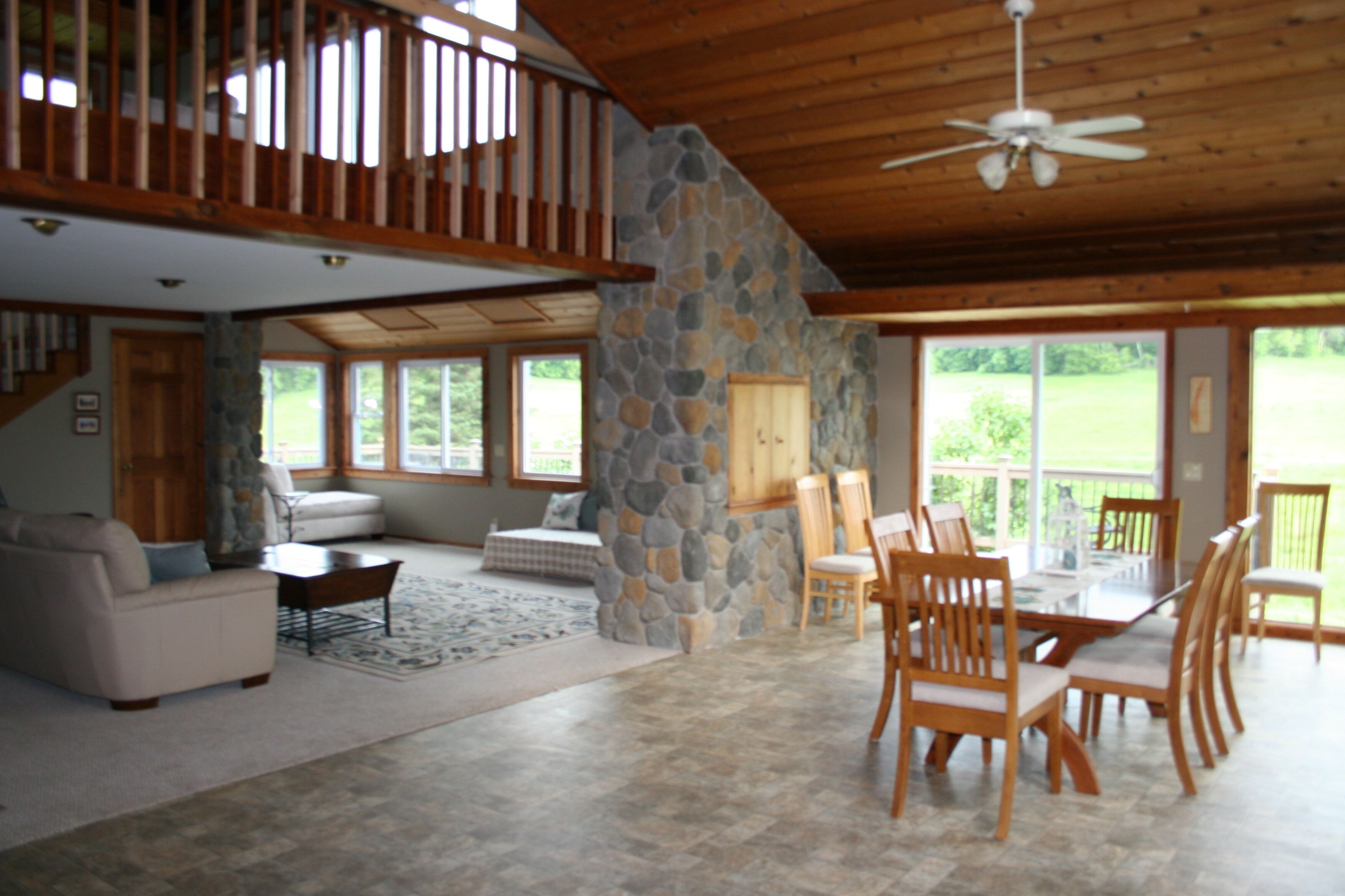 On 278 pristine acres, 1 acre fishpond, close to all Spring Green attractions!