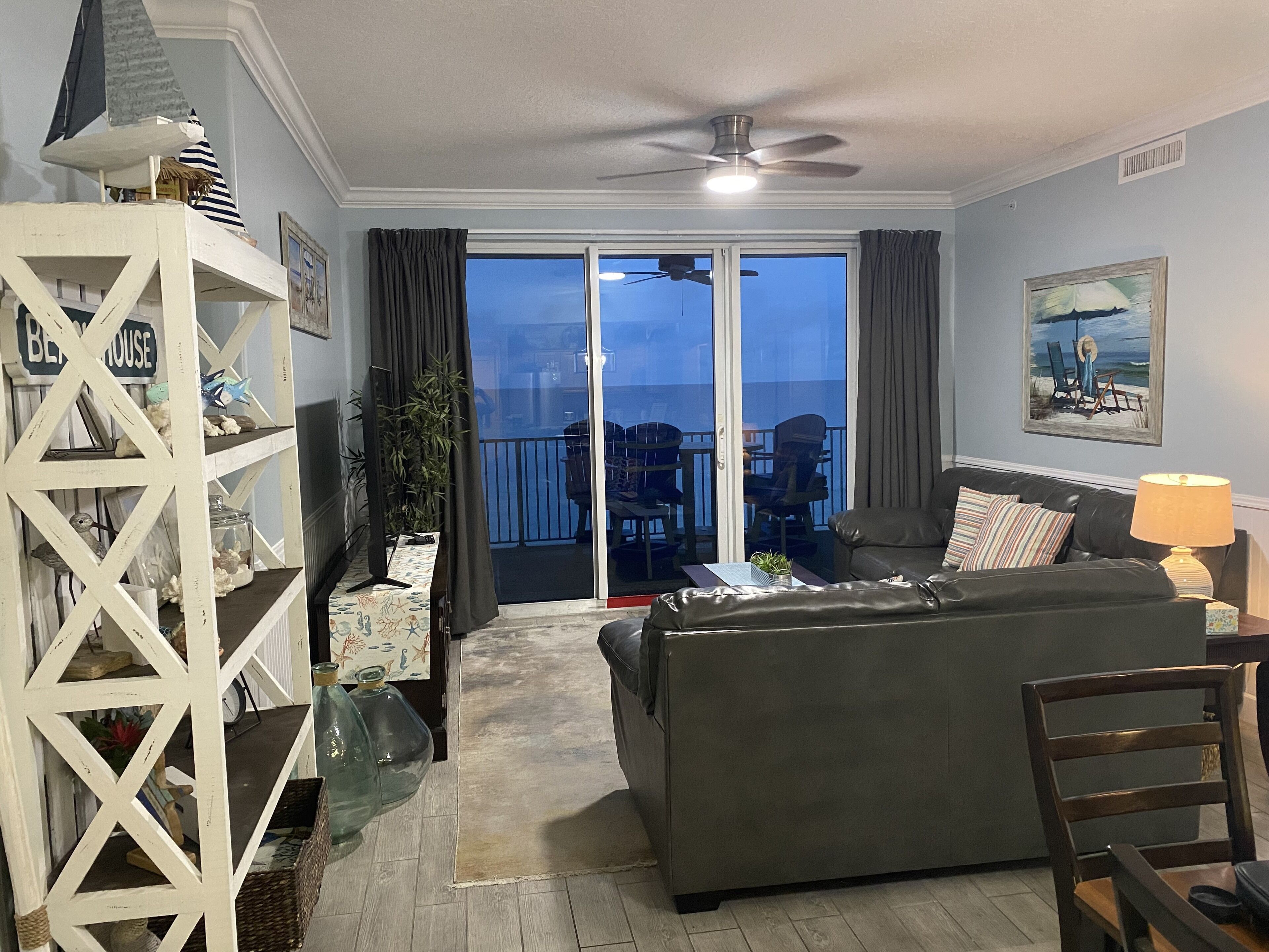 TV, DVD player, stereo