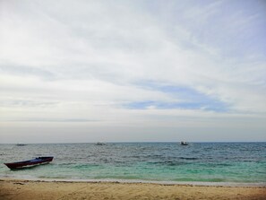 On the beach, white sand - Mabuhay Thresher Dive (Daanbantayan)