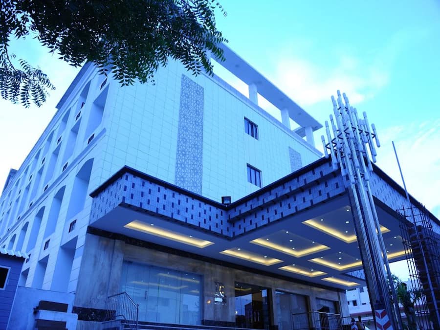 Front of property – evening/night