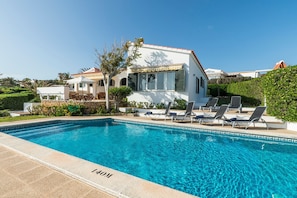 Pool - Dream location with sea view & pool - Villa El Guerito (Sant Lluis)