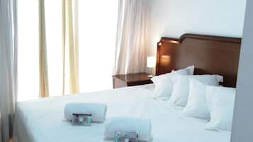 Dubbelrum - privat badrum | Sängkläder