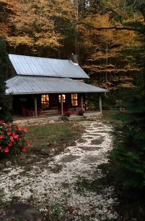 Exterior - Lissie Wright’s Cabin, Est 1895. Scenic Creek,  7.5 Acres, 15 min to Downtwn AVL (Fairview)
