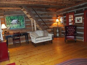 Télévision, cheminée, lecteur de DVD