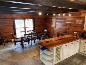 Dining - Log Home# w/ Incomparable Peace, Serenity, Privacy And The First Class Amenities (Mt Holly)