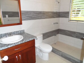 Shower, towels