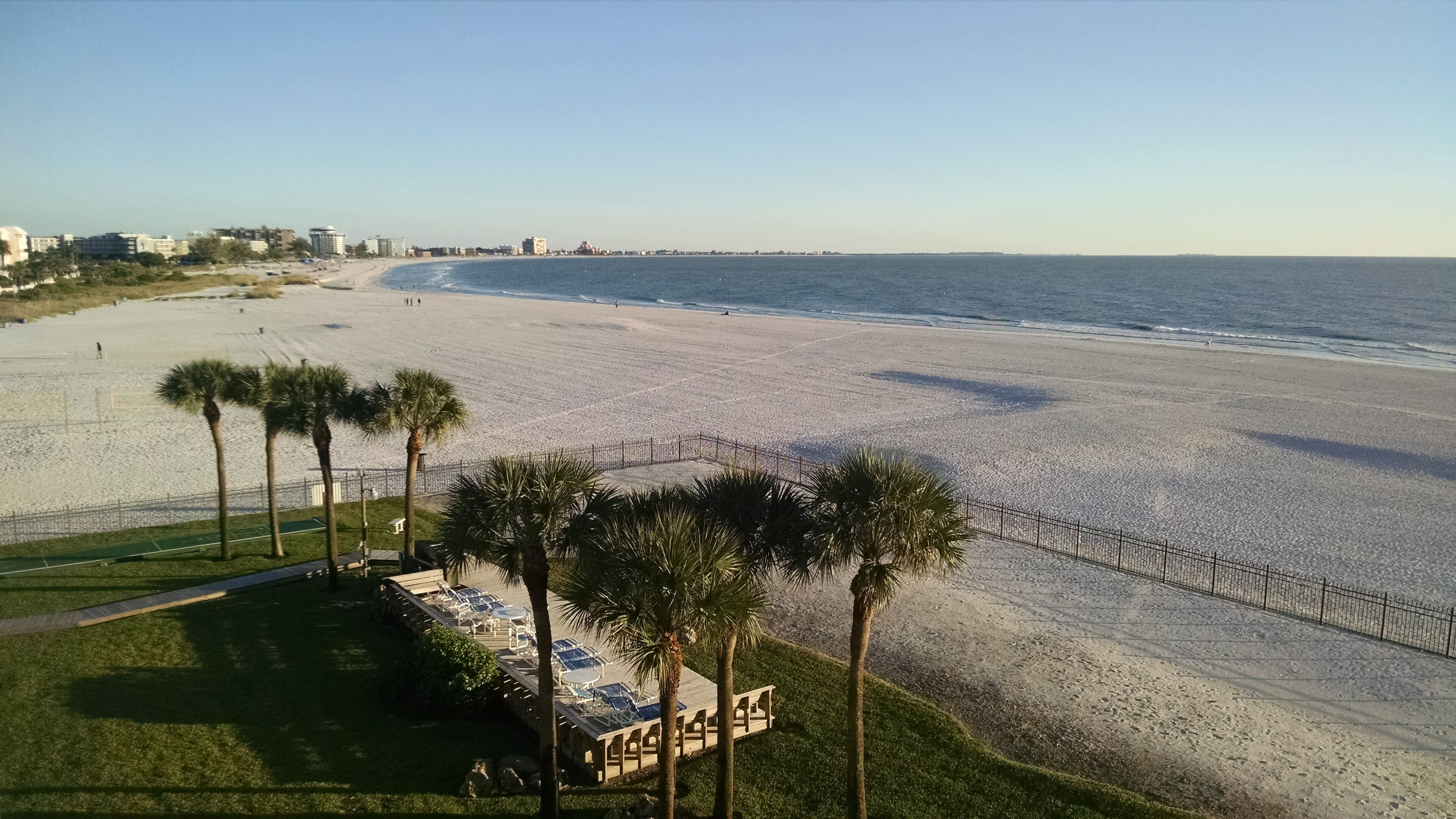 On the beach, beach towels