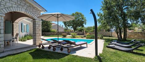 Una piscina climatizada