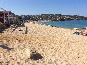 On the beach