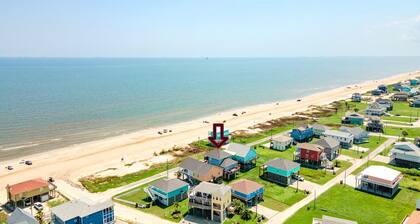 Upea näköala, upea rantahotelli, valtava kansi, ylellinen Retreat - vuodepaikkoja 14,