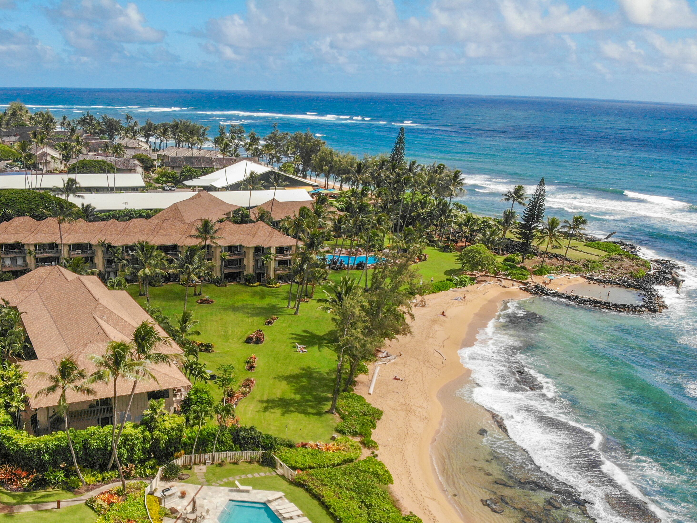 On the beach, beach towels