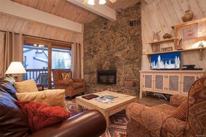 TV, fireplace, DVD player