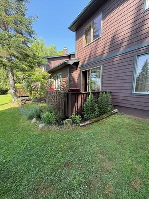 Property grounds - Cozy Town Home Overlooking Amazing Whiteface Golf Club - rental permit #200220 (Lake Placid)