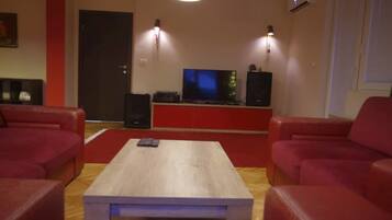 LCD 電視、DVD 播放機、首輪電影、MP3 插座