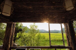 숙박 시설에서 보는 주변 전망