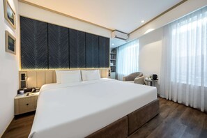 Deluxe Room, 1 King Bed, City View | View from room - A25 Premium Hotel - 19 Cha Ca (Hanoi)