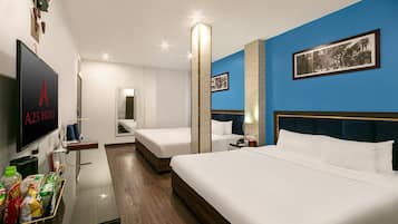 Family Room, Non Smoking, No Windows | Minibar, in-room safe, blackout drapes, iron/ironing board