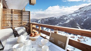 Outdoor dining - Chalet in Praroustan with Mountain Views (PRA LOUP 1500)