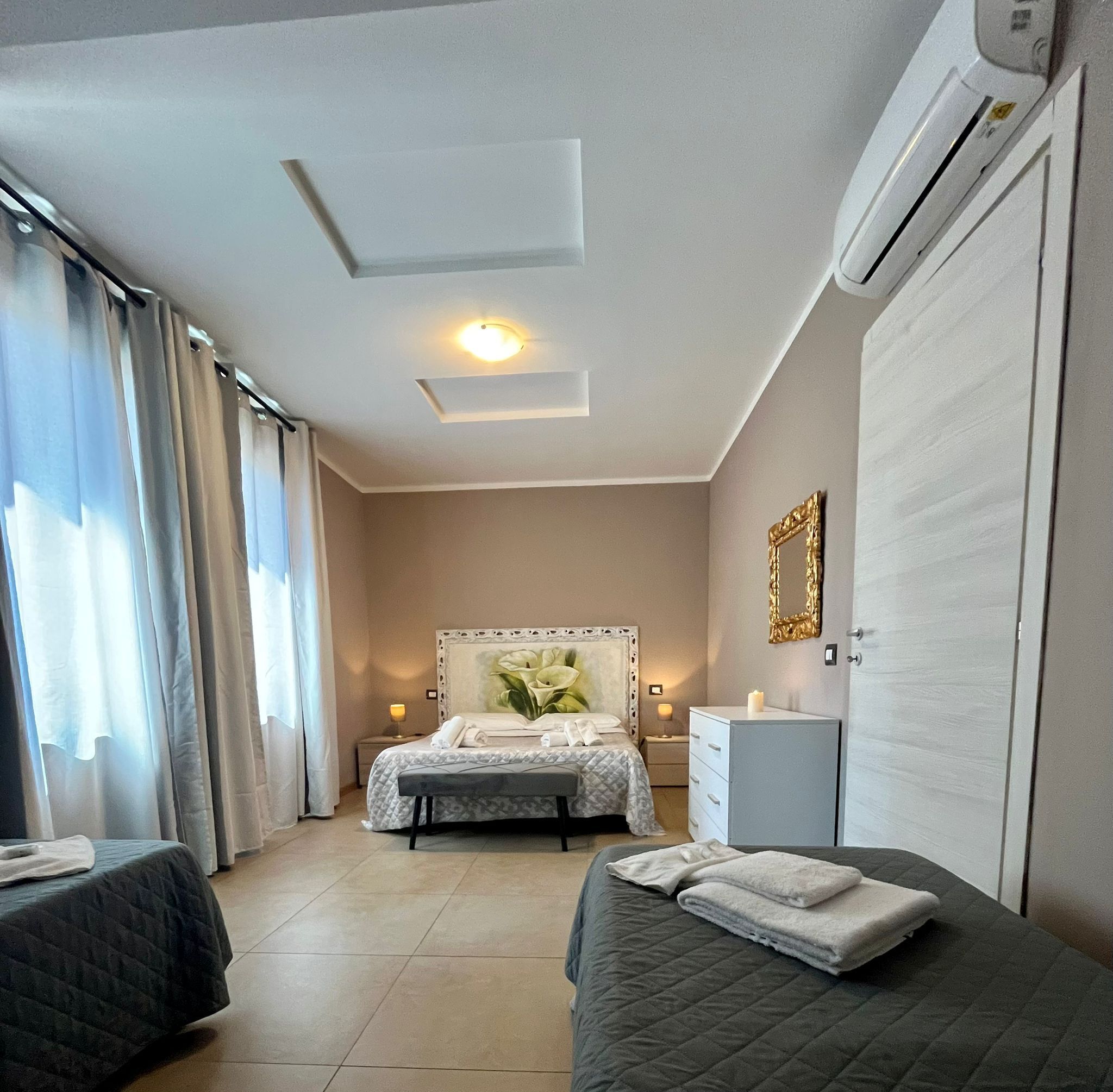 1 多间卧室、熨斗/熨衣板、免费 WiFi、床单