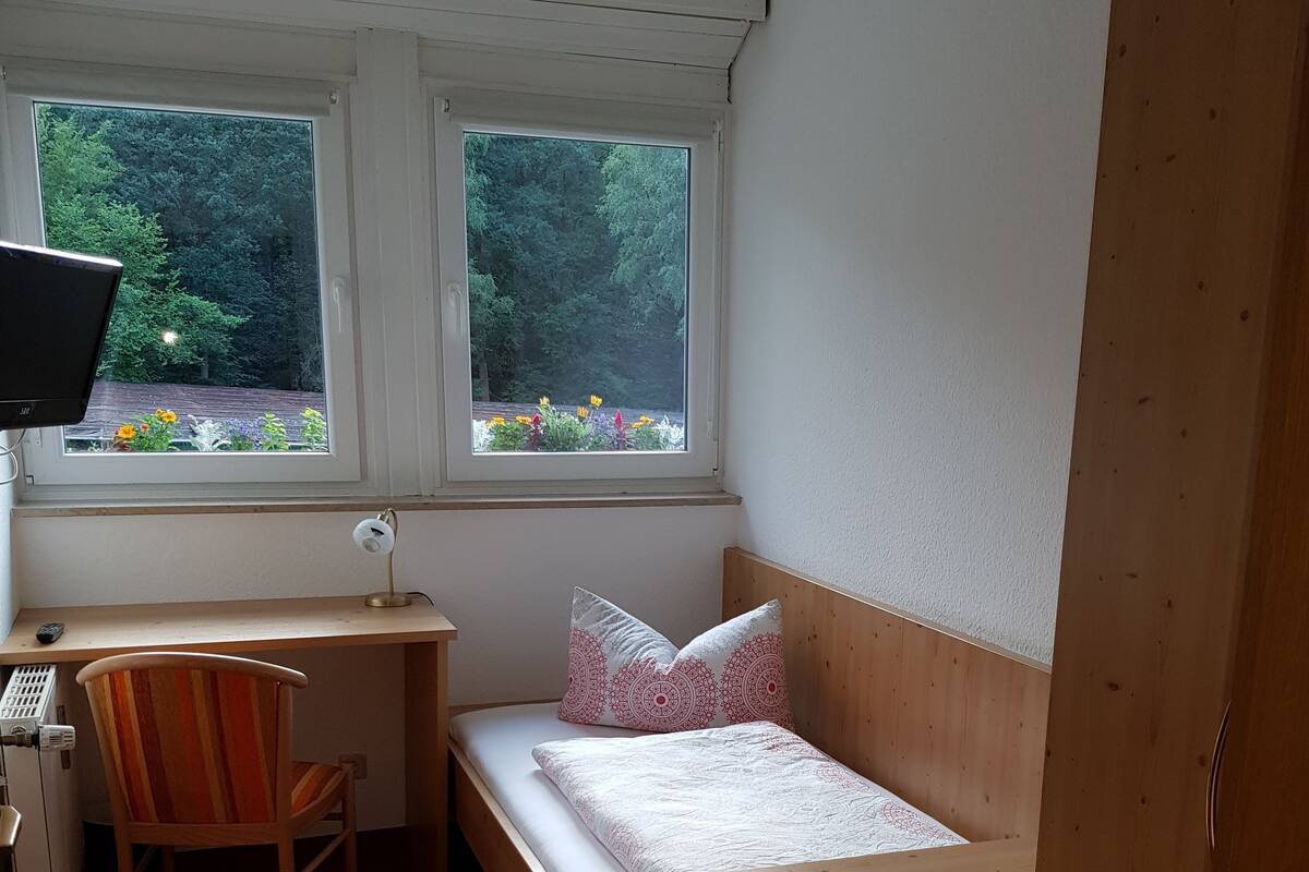 Habitación clásica, 1 cama individual, no fumadores | Escritorio y ropa de cama