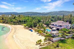 Sun loungers, beach towels