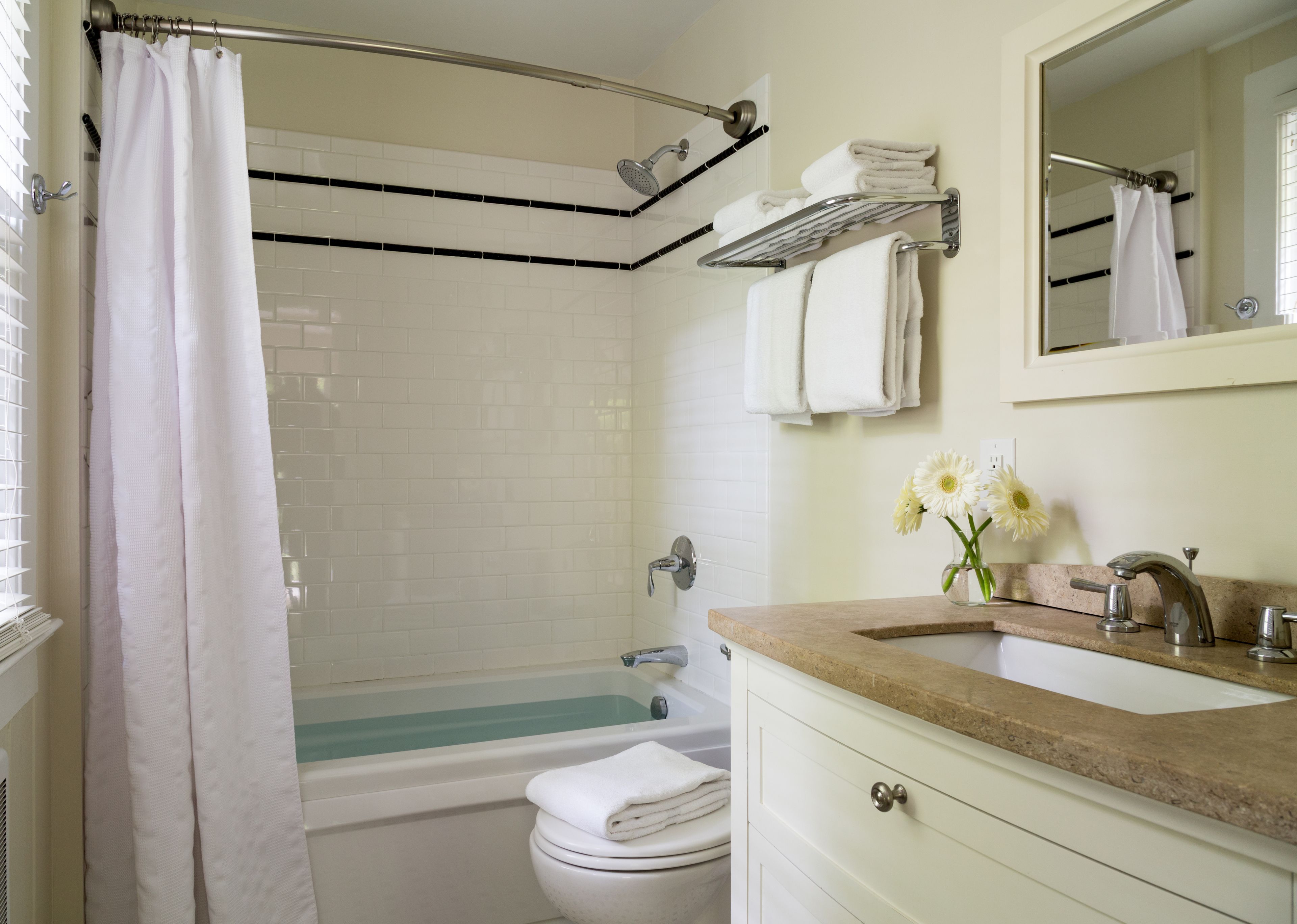 brookside | bathroom | designer toiletries, towels