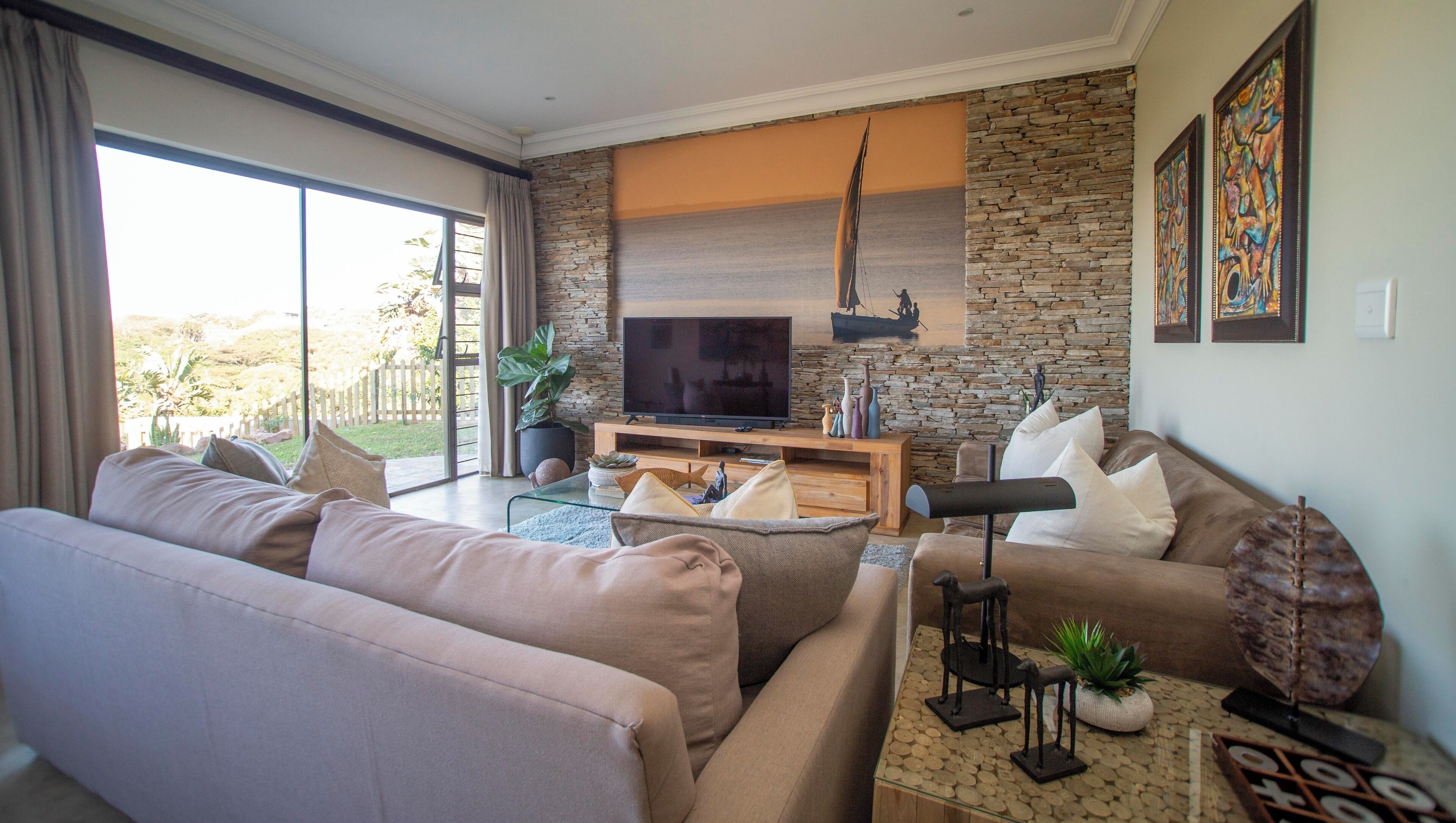 Smart TV, table tennis, books, video library