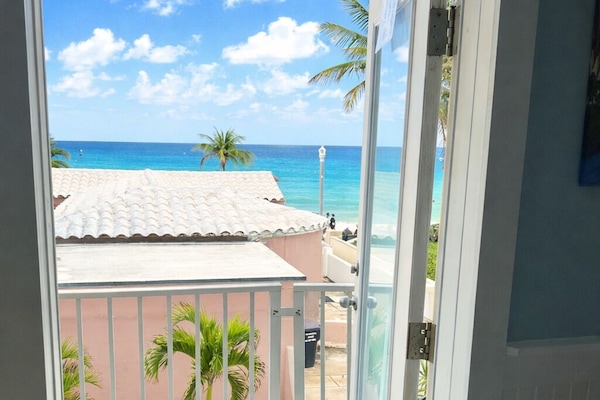 View from your balcony and living room.