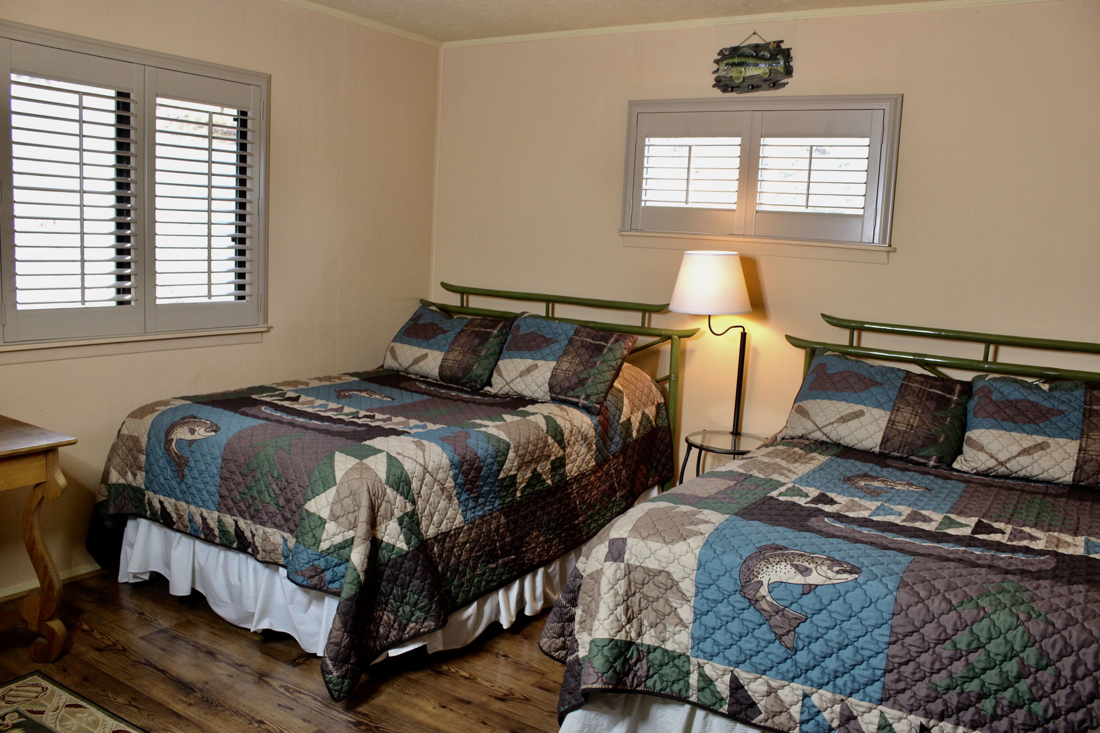 2nd bedroom has 2 full beds.