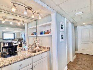 Fridge, microwave, oven, stovetop - Gorgeous End Unit, Stunning Views,  Free high speed WIFI and Beach Chair service (Panama City Beach)