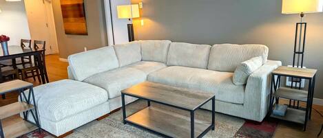 Smart TV, DVD player, stereo