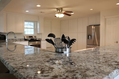 Sandy Beaches-Lake Access
6000 sq. ft. --Sleeps 25 
9 bedrooms, 4 bathrooms