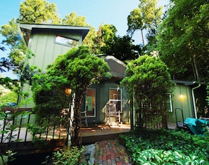 Entrance to the cottage