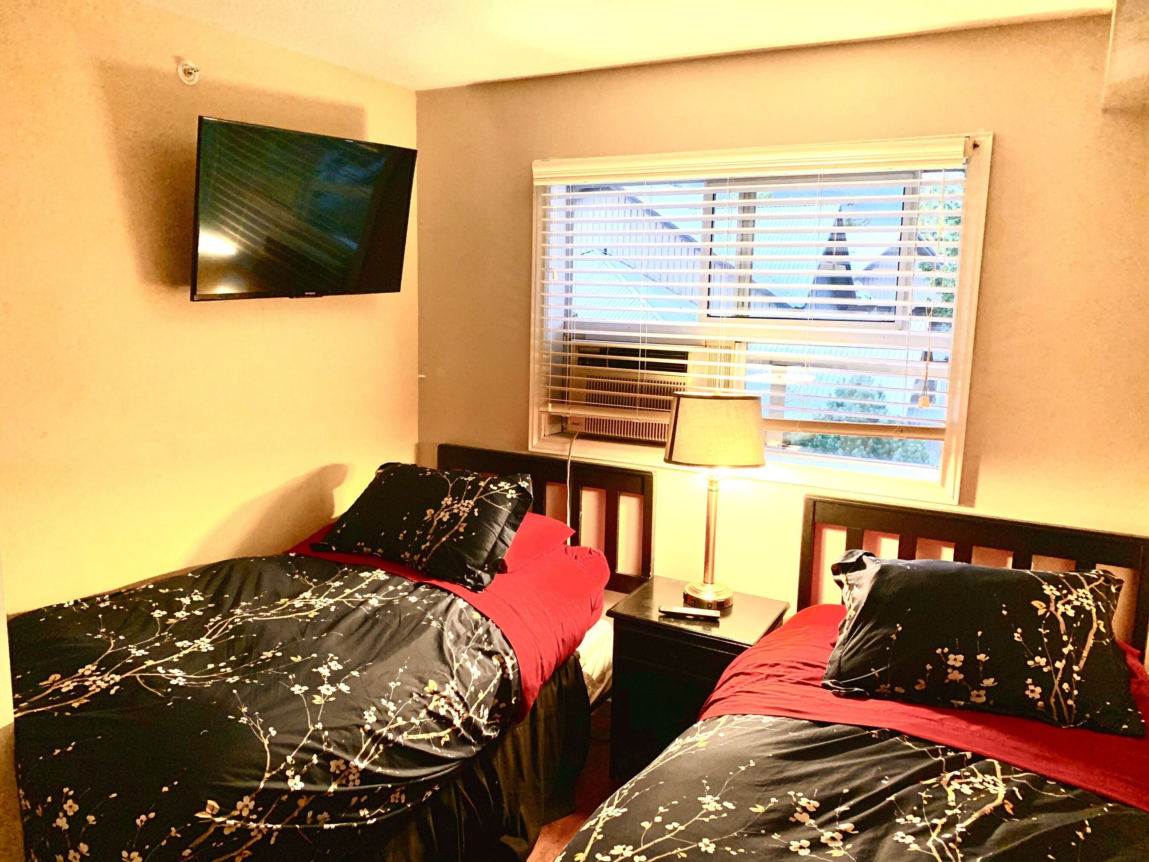 2 habitaciones, wifi gratis y ropa de cama 