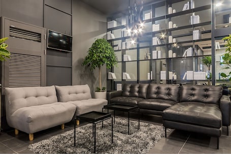 Sala de estar en el lobby