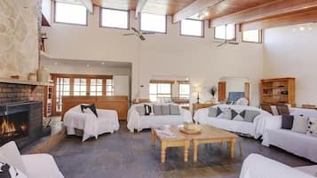 The Beach Homestead, 7 Bedroom | Living area | Flat-screen TV