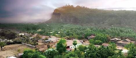 Vue depuis l’hébergement