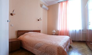 Desk, iron/ironing board, free WiFi, bed sheets