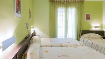 Kamar Triple | Kedap suara, Wi-Fi gratis, dan seprai linen