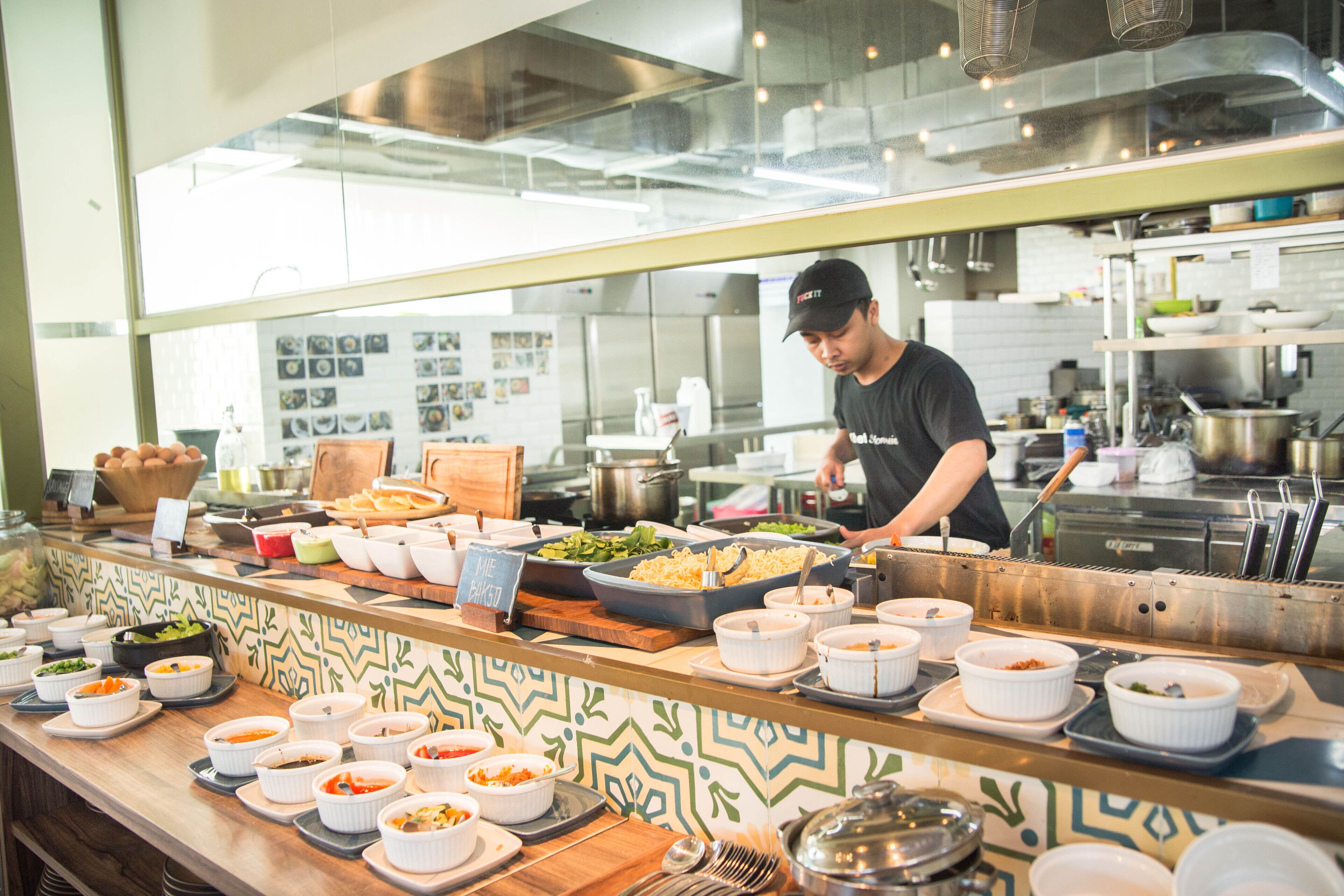 Breakfast buffet