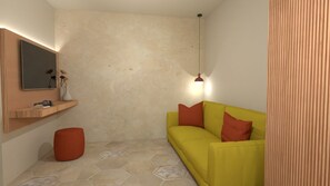 Exclusive-huoneisto | Tallelokero huoneessa, työpöytä, ilmainen Wi-Fi, vuodevaatteet